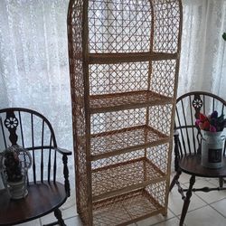 Mid Century Russell Woodard Spun Fiberglass Etagere Bookcase