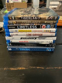 Lot of 9 Blu-ray Movies