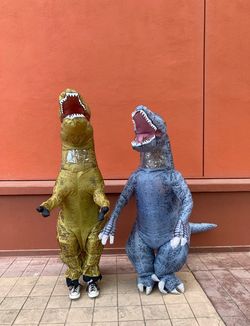 Dinosaur blow up costumes