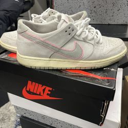 Nike SB Dunk Low Ishod Wair Flat Silver size 9.5