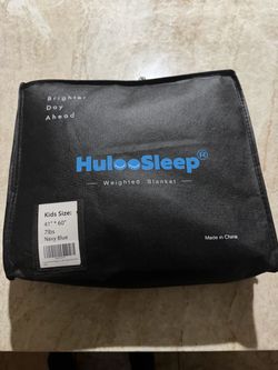 Kids Weighted Blanket Twin 7lbs (41"×60",Navy Blue)