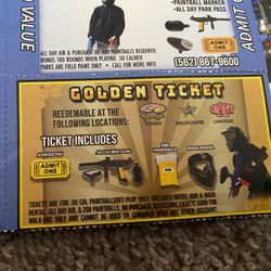 Sc Village Paintball Vouchers/tickets 