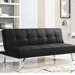 Faux Leather Futon/ Last One 