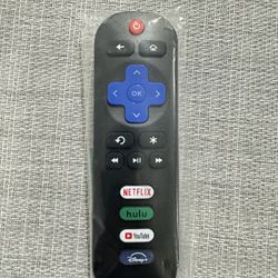 Remote Control Only for Roku TV, Compatible for TCL Roku/Hisense Roku/Sharp/Philips/Onn Roku (Not for Roku Stick and Box)