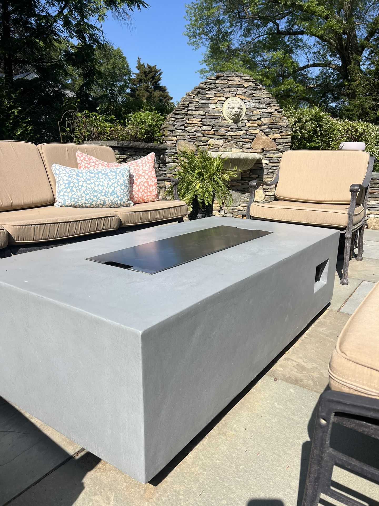 Starfire Concrete Gas Fire Pit Table
