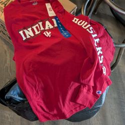Large Champion Indiana Hoosiers Shirt