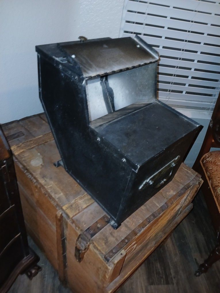 Antique Coal Scuttle Edwardian Or Style 