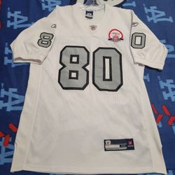 Pre-owned RARE Vintage Oakland Raiders Zach Miller AFC 50th Anniversary Reebok Jersey, Size 48