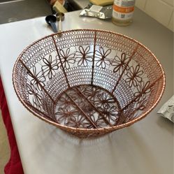 Copper Iron Wire basket