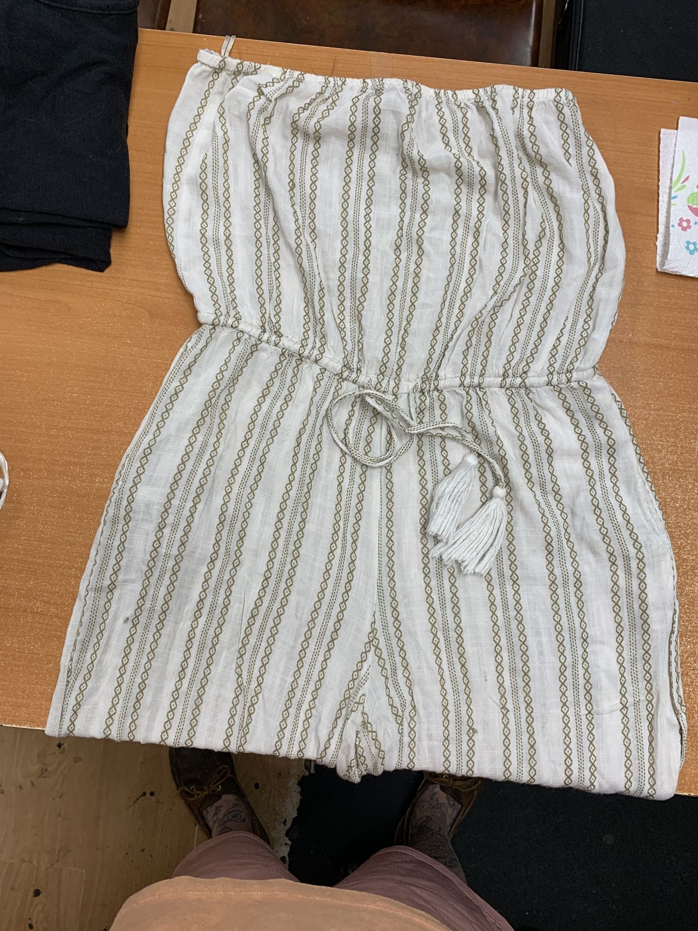 Womens Medium Halter Top Rompers