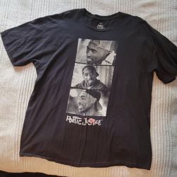 Poetic Justice Black Tupac Graphic Tee