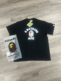 Bape Black Burberry Tee