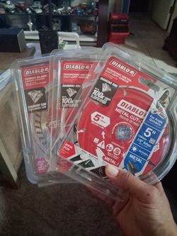 Diablo 5" Diamond Metal Cut-Off Discs – 3 Pack