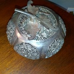 Antique Cambodian Ornate Betel Box