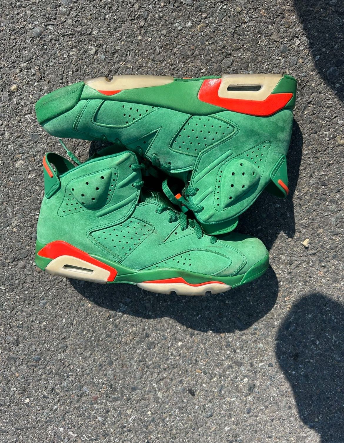 Retro Jordan Gatorade Green 6s Size 10.5 Men