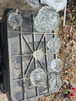 Cut Glass tableware set