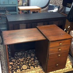 Antique child desk/side table 