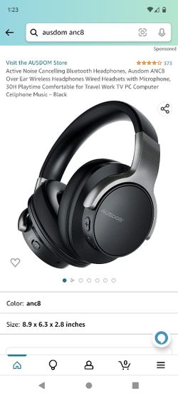 Active Noise Cancelling Bluetooth Headphones