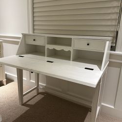 Solid Wood Distressed Pottery Barn Desk 