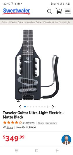 Traveler Ultra Light Electric Guitar New $270