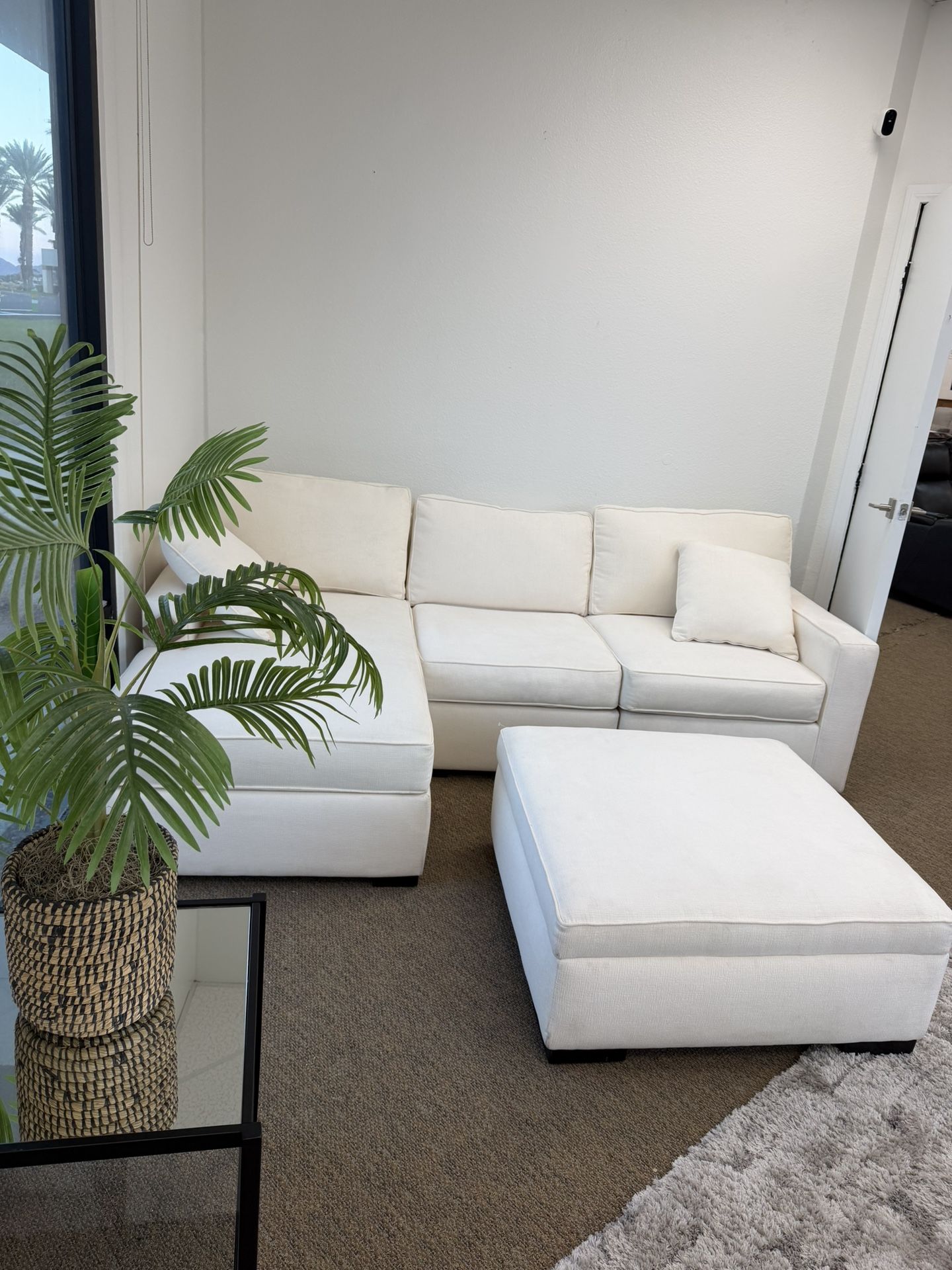 3pc Fabric Sectional Sofa-zero down Payment 