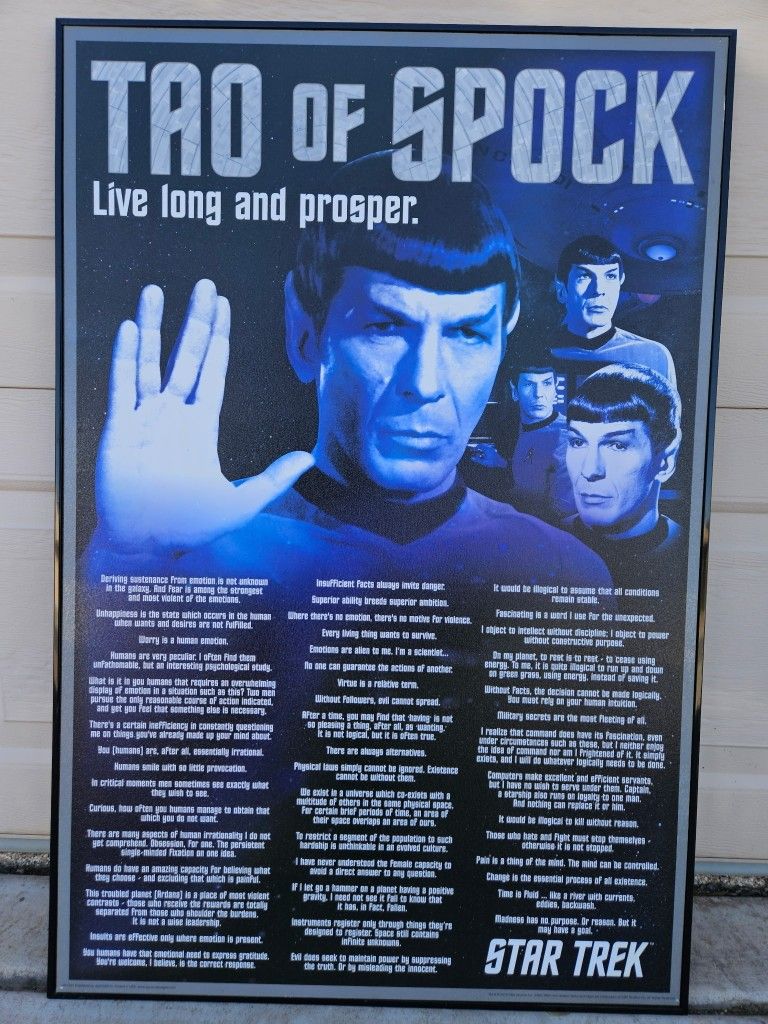 Wall picture/ home decor/ framed pictures/ star trek picture / wall art