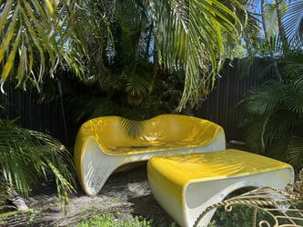 6 Piece Art Deco Lawn Furniture 