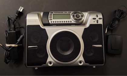 Sirius Starmate ST-B2 Boombox Speaker System w/ ST2 Receiver Complete: WORKS