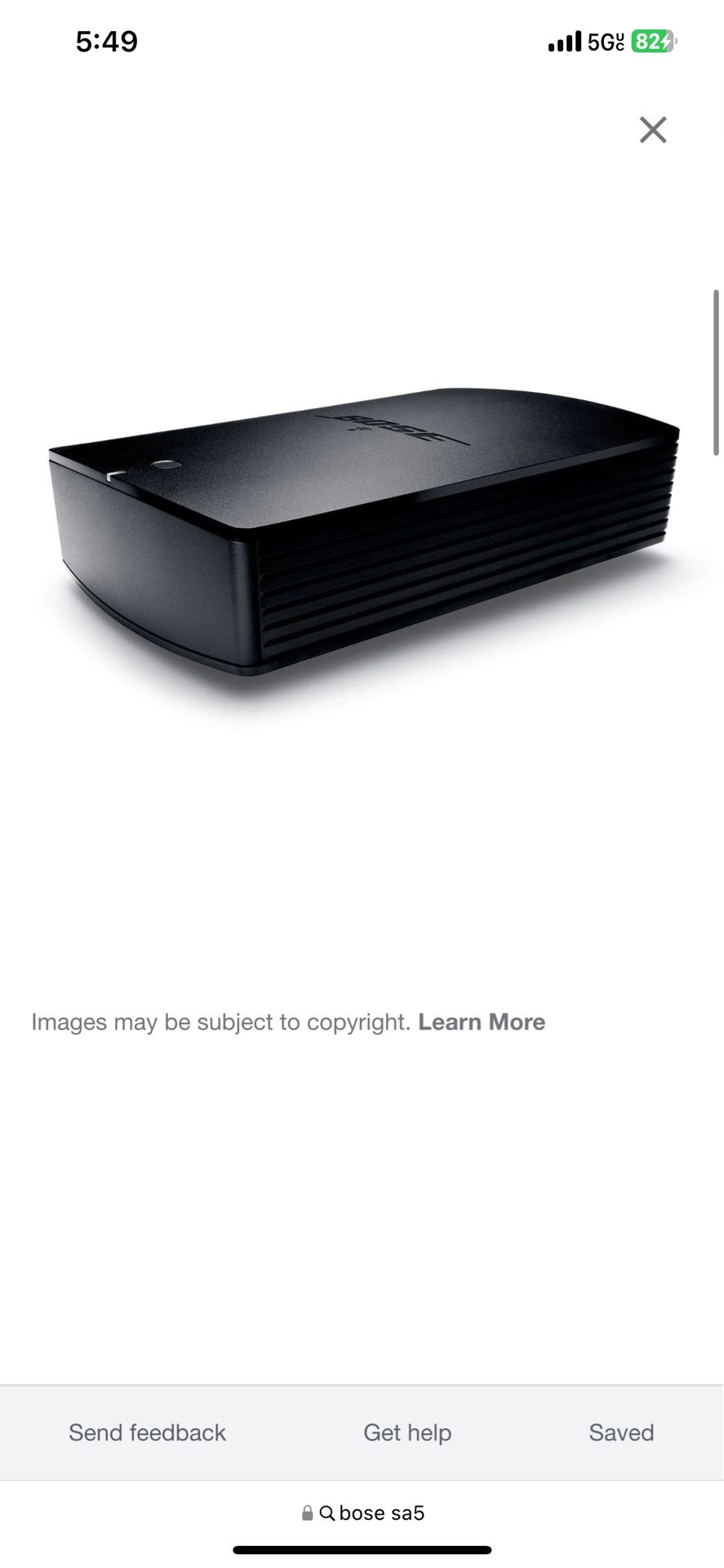 Bose SoundTouch SA-5 (amplifier)  OBO