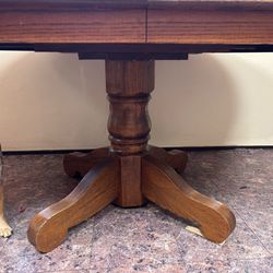 Oak dining table