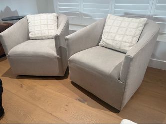 Pottery Barn Swivel Chair