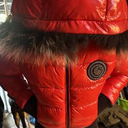 Switch Red Puffer Jacket
