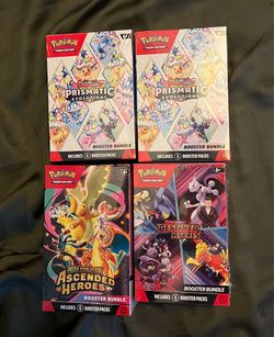 4 Pokemon Booster Bundles