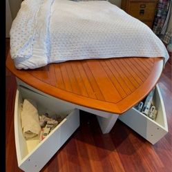 Boat Bed Twin W/Trundle Pottery Barn 