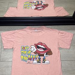 Vintage 1980s Tang Drink “Don’t Give Me Any Lip” Kids / Youth Character Shirt 