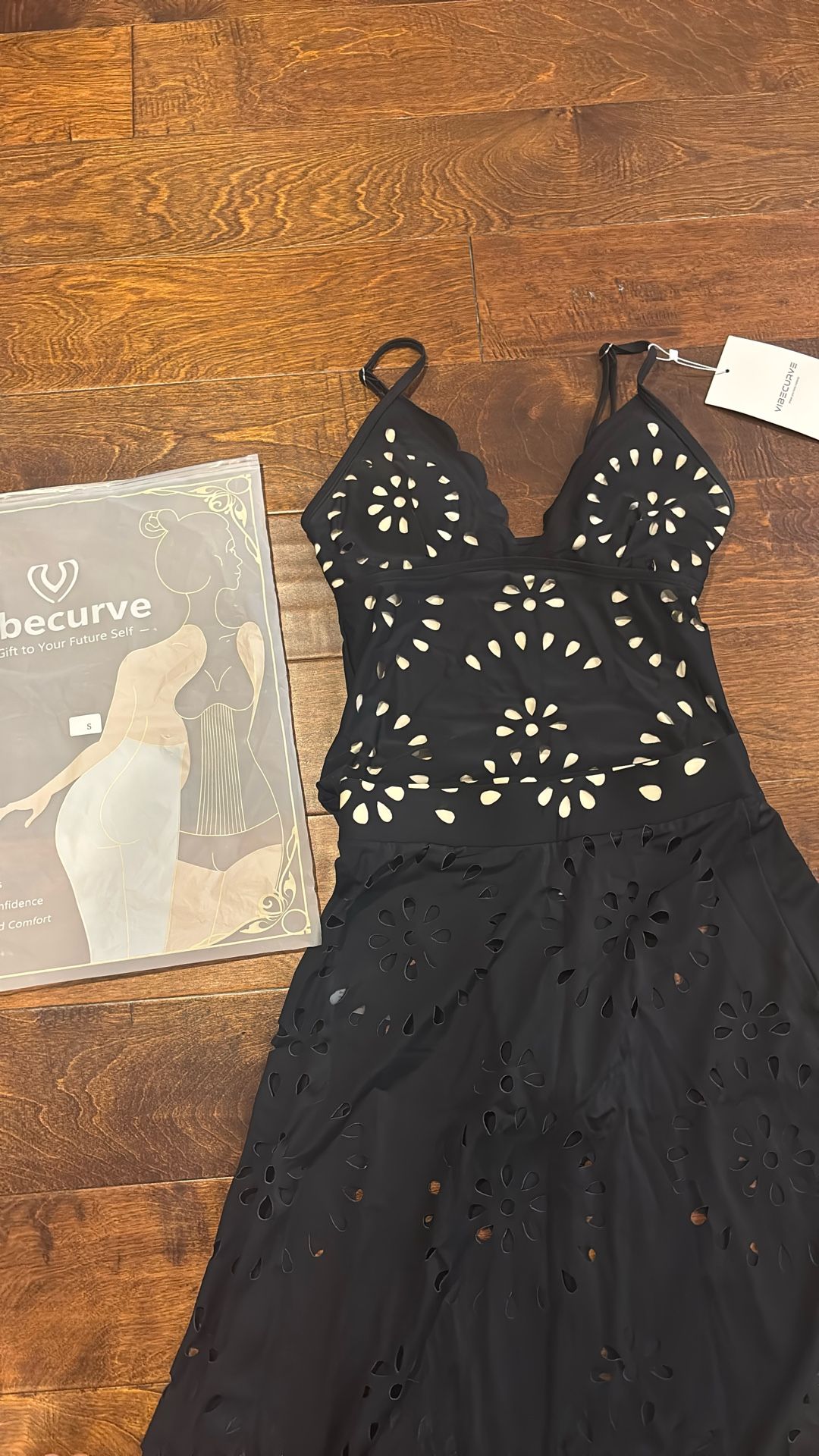 One Piece Swimsuit And Skirt