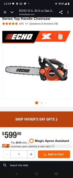 ECHO  CS_2511T   chain saw. 12 "