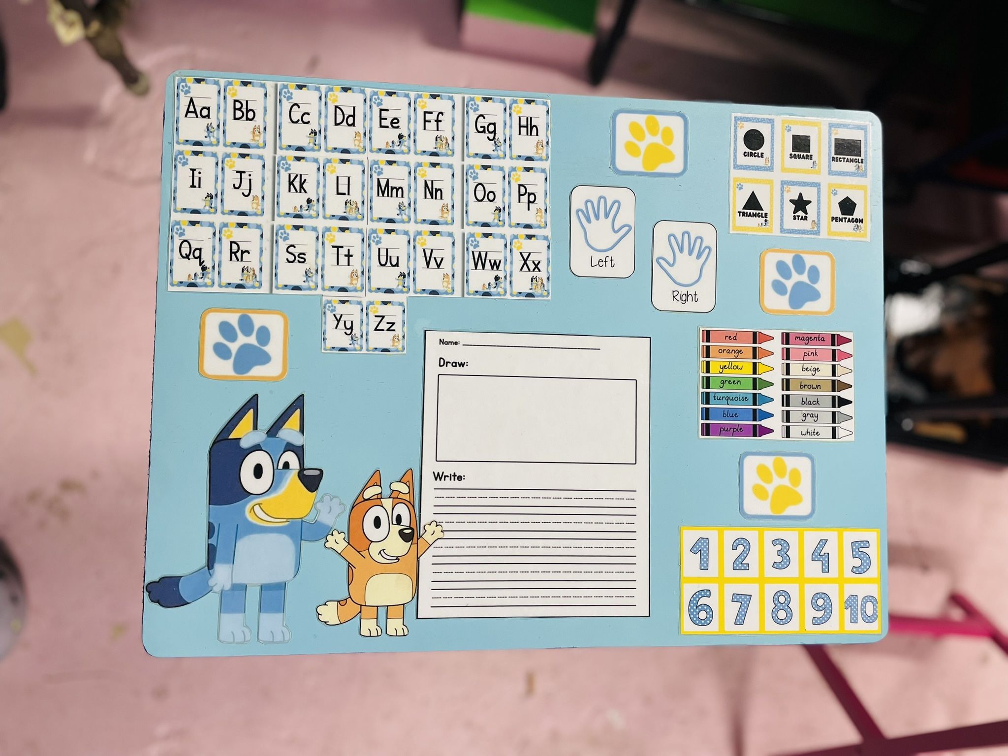 Bluey Learning Table (unisex)