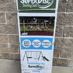 Steel Swing Set with Disc Swing