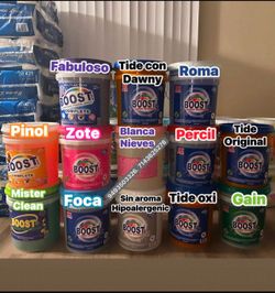 Boost Plus Laundry Detergent Buckets Variety Pack