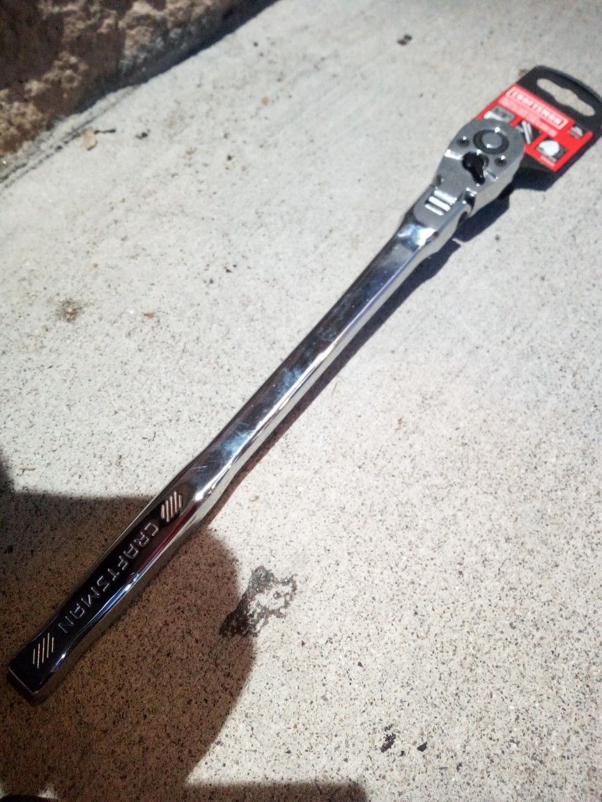 Craftsman 3/8 Long Reach Swivel Head Ratchet