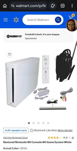 Nintendo Wii Console wii sports Bundle black