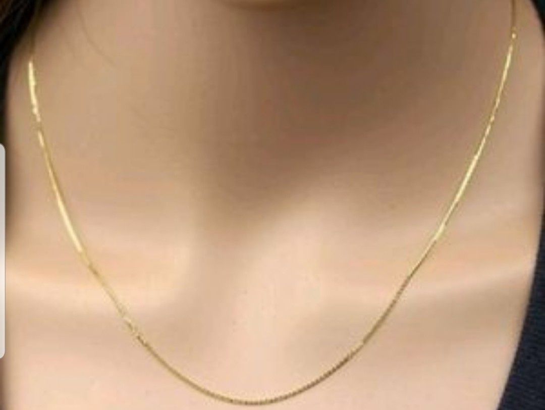 18k real gold chain