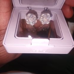 Diamond Cluster Earrings