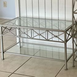 Pier 1 Imports Glass Coffee Table 