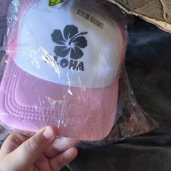 Pink hat