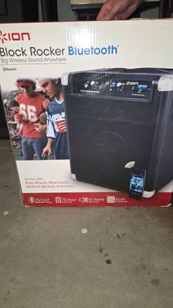 Ion Block Rocker Bluetooth Speaker w/Microphone