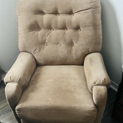 Beige Recliner Chair