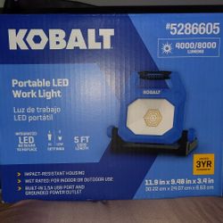 Kobalt Plug In Corded Led 8,000 Lumen Work Light