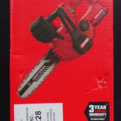 CRAFTSMAN 20-Volt Max 10" Cordless Electric Chainsaw 2 Ah no Battery and Charger